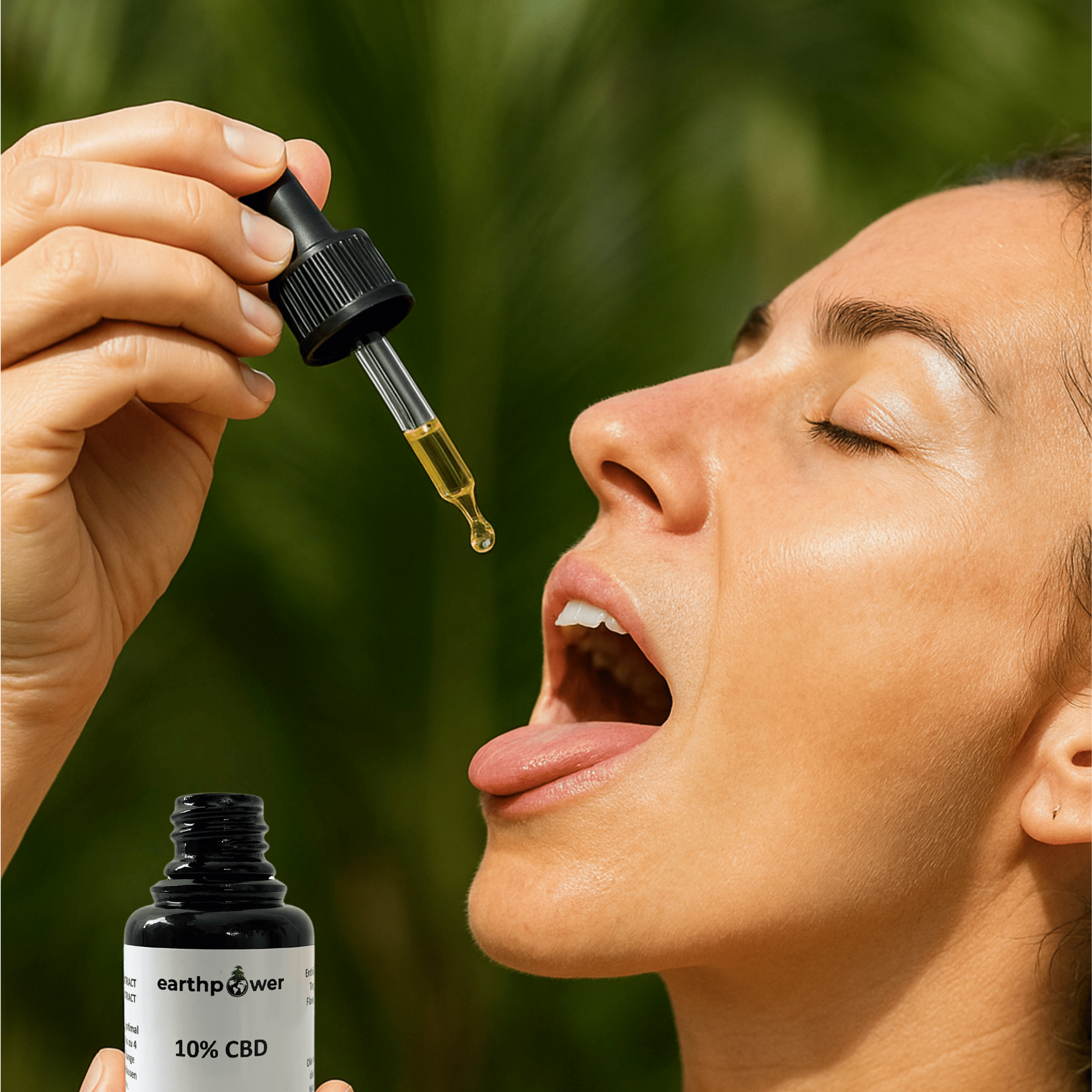 Kosmetisches CBD Mundpflegeöl 10% mit Hanfblatt Vollextrakt Kosmetisches CBD Mundpflegeöl 10% mit Hanfblatt Vollextrakt
